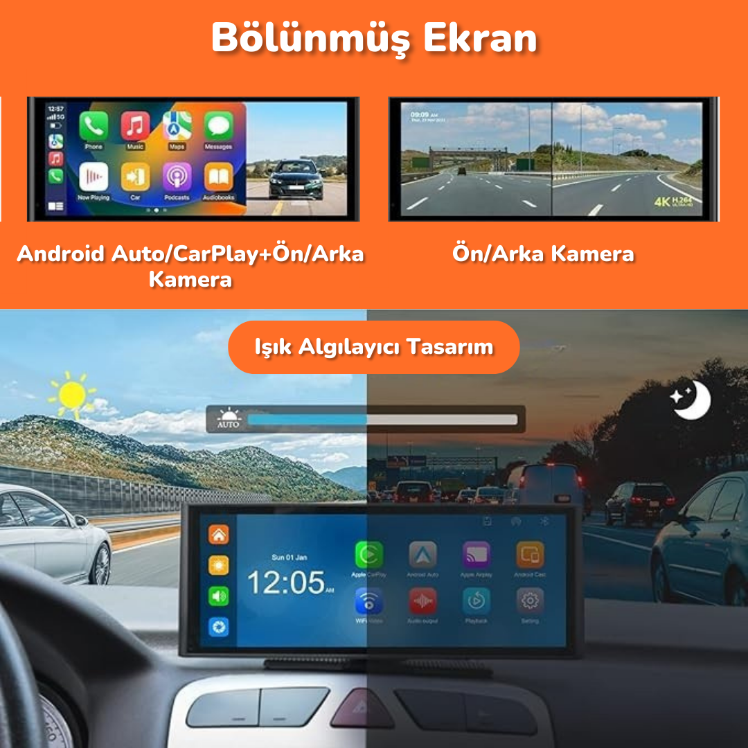 RoadPulse™ Pro Car Play 10.2 Inç